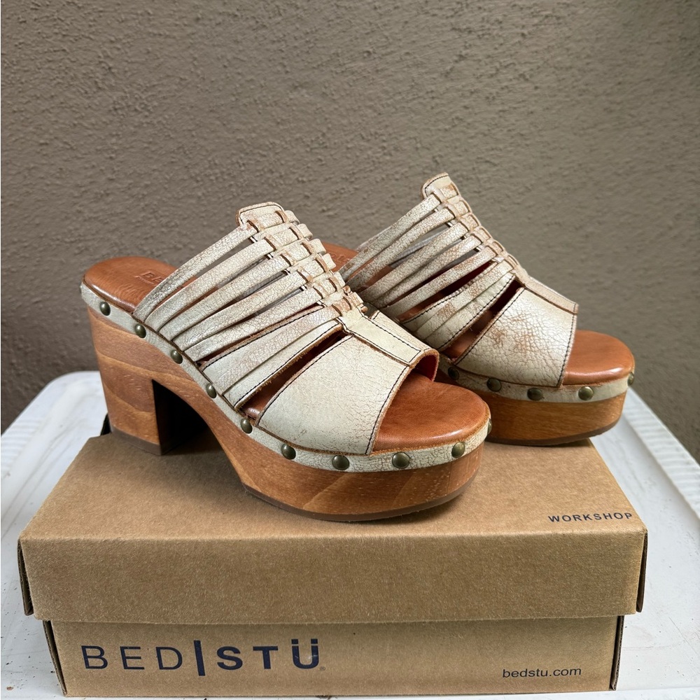 BED STU Shantel Platform Sandals Nectar Lux. 8.5